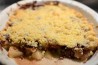 Crumble poire nutella