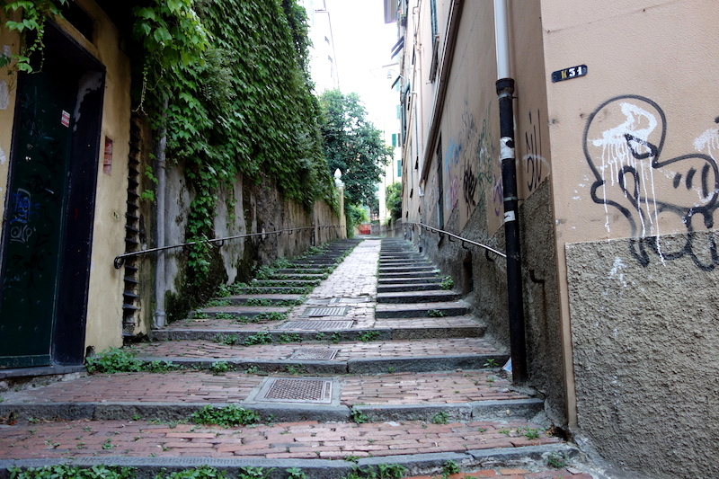 Escaliers Gênes, spianata di castelletto